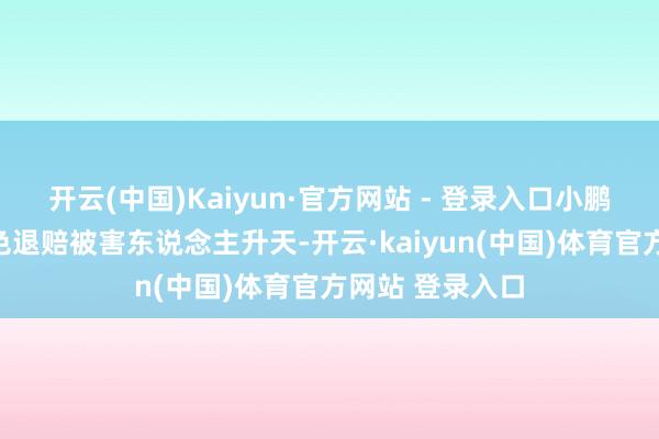 开云(中国)Kaiyun·官方网站 - 登录入口小鹏、小张暗示景色退赔被害东说念主升天-开云·kaiyun(中国)体育官方网站 登录入口